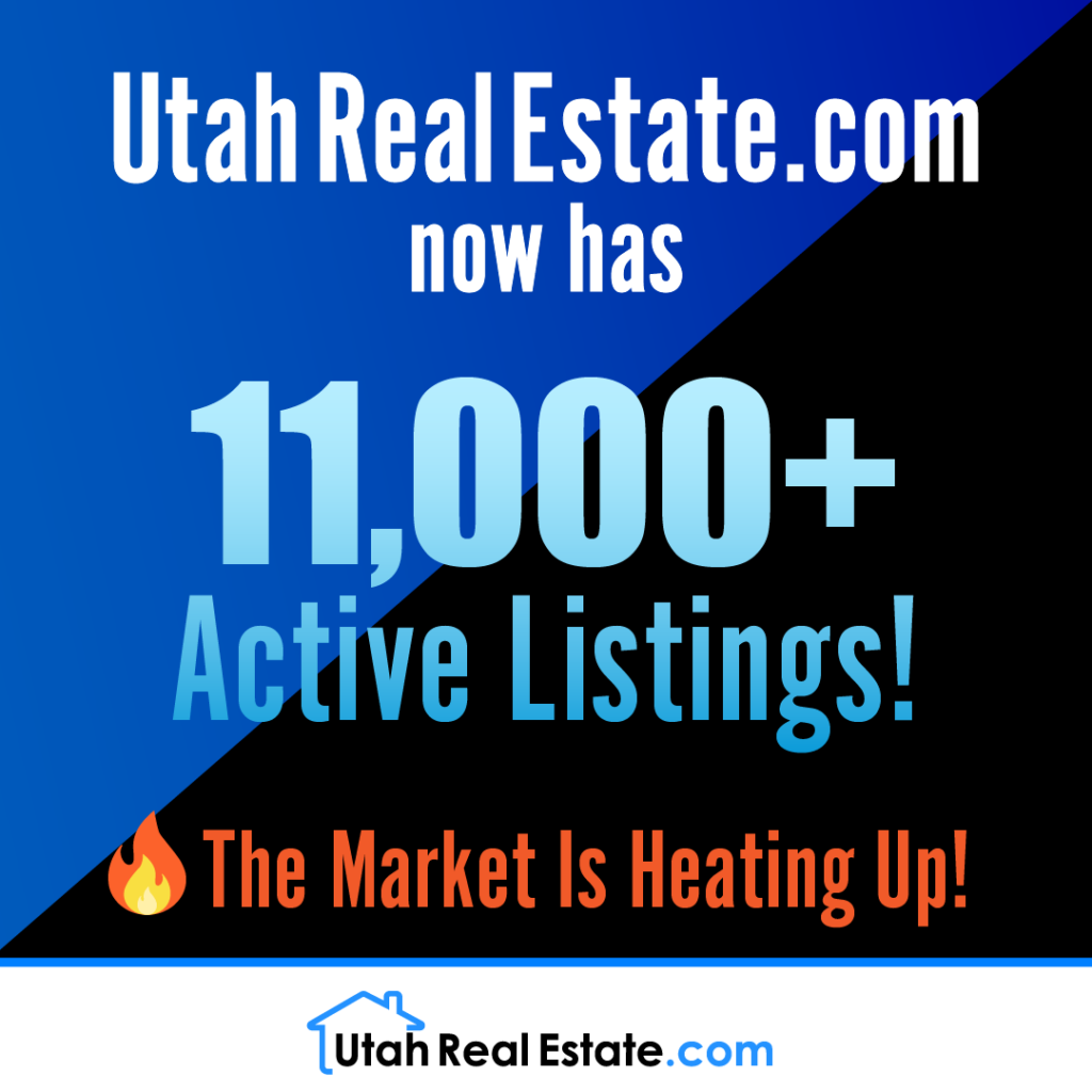 UtahRealEstate.com Now Has 11,000+ Active Listings! (Infographic)